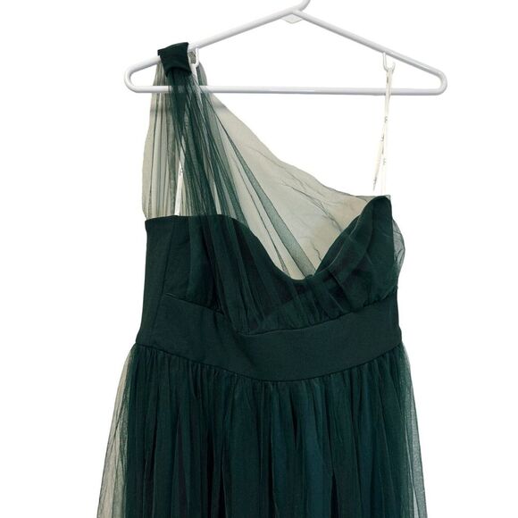 Lulu's Green Formal Long Gown Women's Size Medium New With Tags Party Holiday - Picture 3 of 8